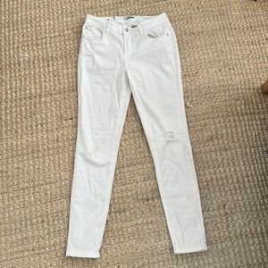Kensie white skinny jeans size 6